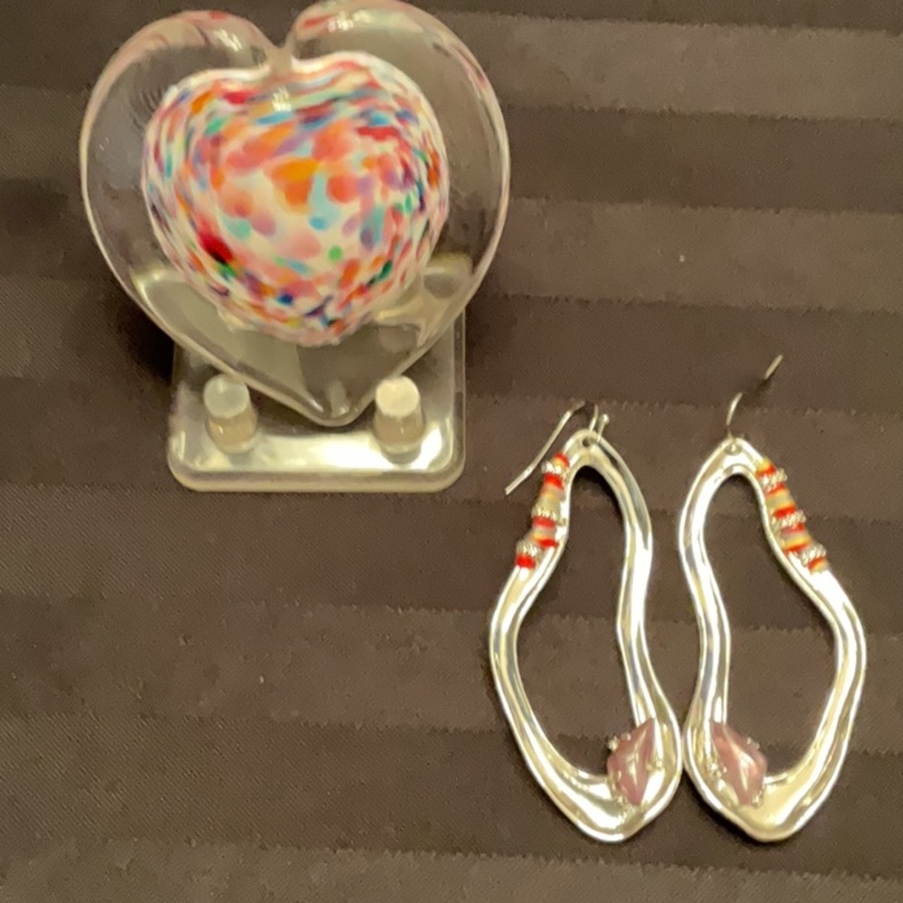 Alexis Bittar silver earrings